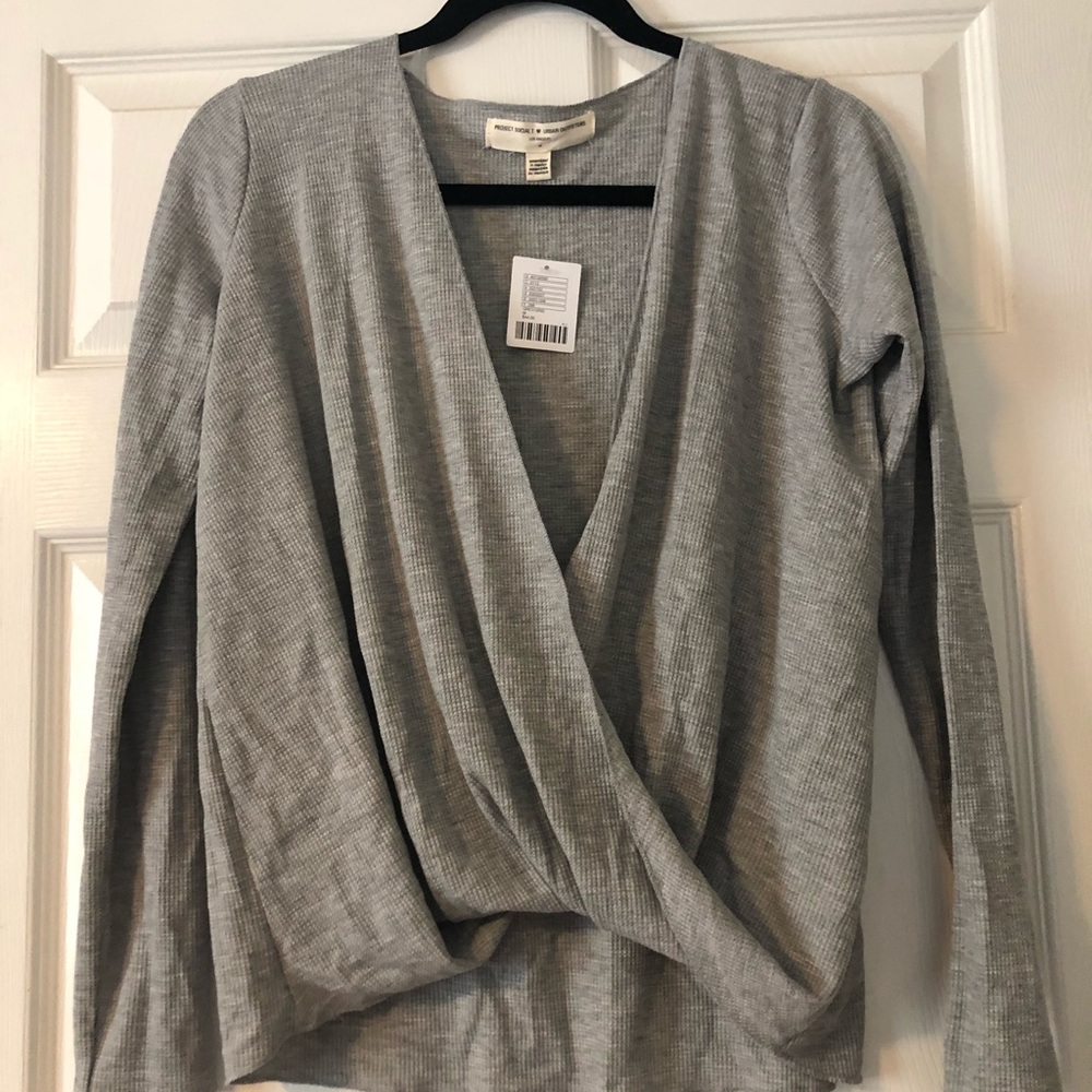 Urban Outfitters gray open top